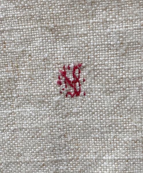 French Vintage（フレンチヴィンテージ）french VINTAGE (フレンチヴィンテージ) リネンワンピース ベージュ サイズ:記載なしの古着・服飾アイテム