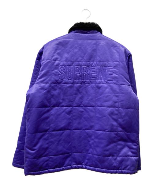 SUPREME（シュプリーム）Supreme (シュプリーム) Quilted Cordura Lined Jacket パープル サイズ:Lの古着・服飾アイテム