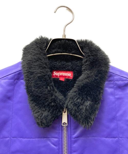 SUPREME（シュプリーム）Supreme (シュプリーム) Quilted Cordura Lined Jacket パープル サイズ:Lの古着・服飾アイテム
