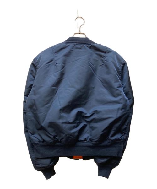 ALPHA（アルファ）ALPHA (アルファ) リバーシブルMA-1ジャケット ネイビー サイズ:Lの古着・服飾アイテム