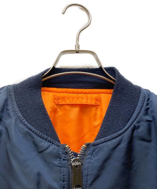 ALPHA（アルファ）ALPHA (アルファ) リバーシブルMA-1ジャケット ネイビー サイズ:Lの古着・服飾アイテム