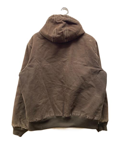 CarHartt（カーハート）CarHartt (カーハート) フランネル裏地付きサンドストーンアクティブジャケット ブラウン サイズ:Lの古着・服飾アイテム