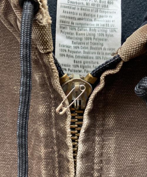 CarHartt（カーハート）CarHartt (カーハート) フランネル裏地付きサンドストーンアクティブジャケット ブラウン サイズ:Lの古着・服飾アイテム