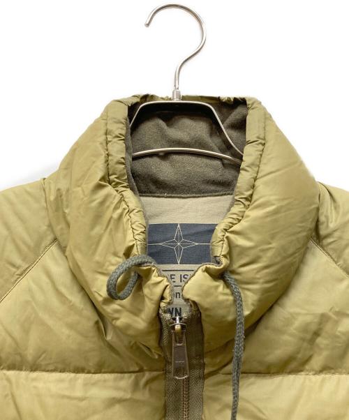 STONE ISLAND（ストーンアイランド）STONE ISLAND (ストーンアイランド) GOOSE DOWN DOWN VEST ブラウン サイズ:Lの古着・服飾アイテム