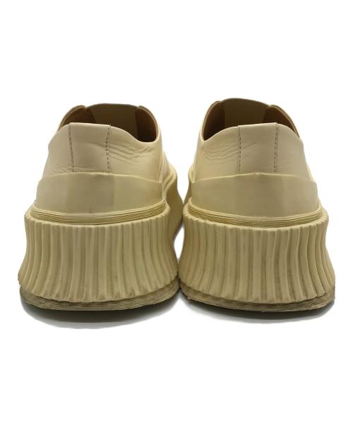 JIL SANDER（ジルサンダー）JIL SANDER (ジルサンダー) プラットフォームスリッポン ベージュ サイズ:23.5cmの古着・服飾アイテム