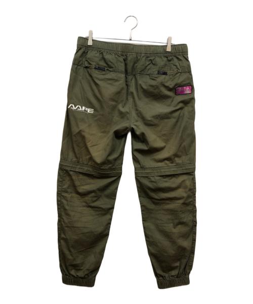 Aape BY A BATHING APE（エーエイプ バイ アベイシングエイプ）AAPE BY A BATHING APE (エーエイプ バイ アベイシングエイプ) AAPE WOVEN FANCY PANTS カーキ サイズ:Ⅼの古着・服飾アイテム