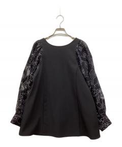 中古・古着通販】roughlow (ラフロー) airy fringe sheer tops