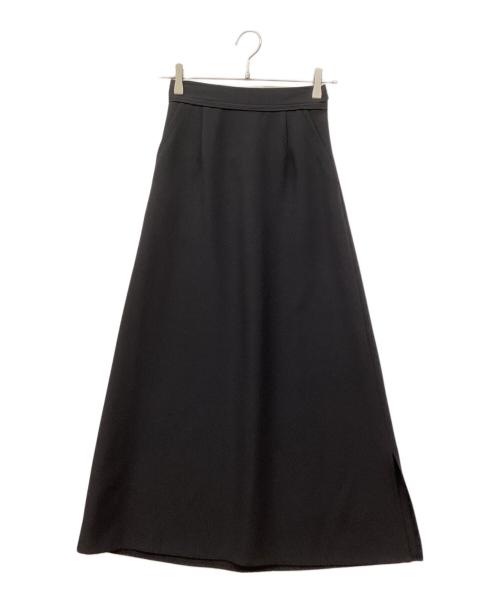 willfully（ウィルフリー）willfully (ウィルフリー) flower organdy volume sleeve georgette tops ブラック サイズ:freeの古着・服飾アイテム