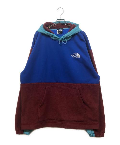THE NORTH FACE（ザ ノース フェイス）THE NORTH FACE (ザ ノース フェイス) フリースパーカー レッド×ブルー サイズ:Ⅼの古着・服飾アイテム