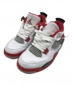 NIKEナイキ）の古着「GS Air Jordan 4 OG "Fire Red"」｜ホワイト