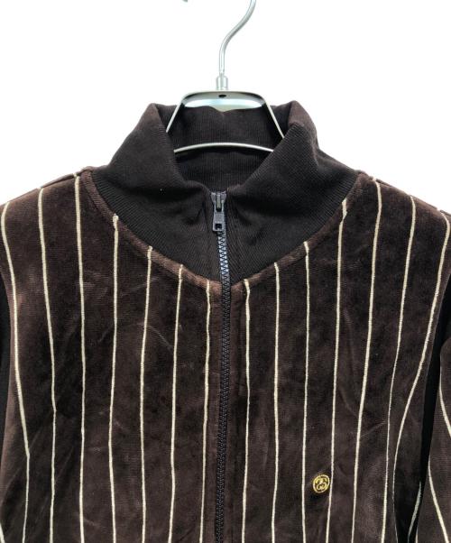stussy（ステューシー）stussy (ステューシー) 紺タグオールドベロアジャケット ブラウン サイズ:Mの古着・服飾アイテム