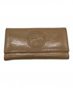 GUCCIグッチ）の古着「インターロッキング」｜ベージュ