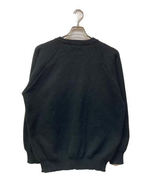 CDG（シーディージー）CDG (シーディージー) Lochaven Of Scotland (ロックエーベン オブ スコットランド) ロゴラグランニット ブラック サイズ:XLの古着・服飾アイテム