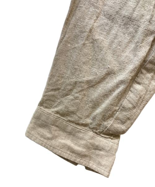 ymr YACCO MARICARD（ymrヤッコマリカルド）ymr YACCO MARICARD (ymrヤッコマリカルド) リネンシャツワンピース ベージュ サイズ:Mの古着・服飾アイテム