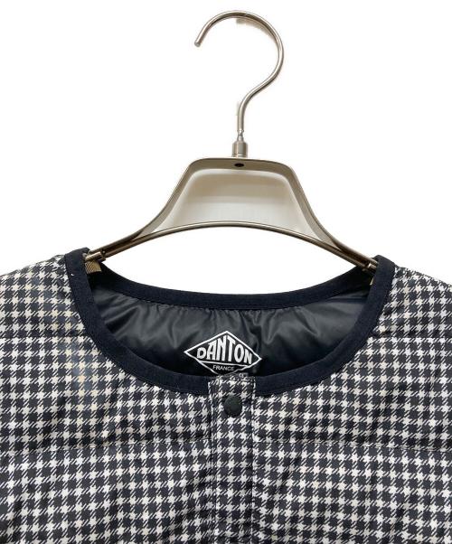 DANTON（ダントン）DANTON (ダントン) インナーダウン クルーネック ジャケット ライトグレー サイズ:Sの古着・服飾アイテム