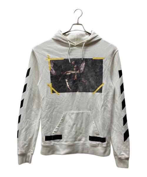 OFFWHITE（オフホワイト）OFFWHITE (オフホワイト) SS15 OFF WHITE CARAVAGGIO HOODIE ホワイト サイズ:Sの古着・服飾アイテム