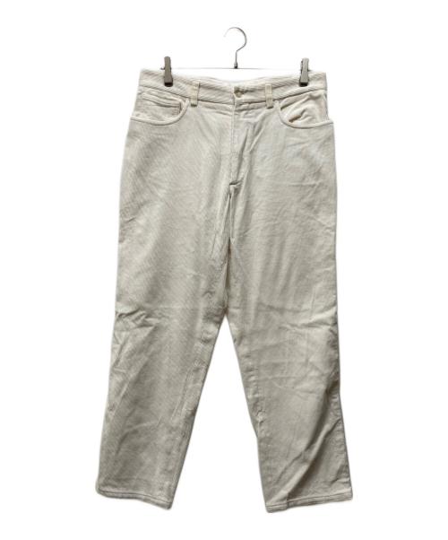BERNARD ZINS（ベルナール ザンス）BERNARD ZINS (ベルナール ザンス) gaston コーデュロイパンツ ホワイト サイズ:46の古着・服飾アイテム