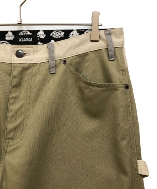 X-LARGE（エクストララージ）X-LARGE (エクストララージ) Dickies (ディッキーズ) ワークパンツ ベージュ サイズ:34の古着・服飾アイテム