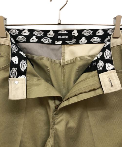 X-LARGE（エクストララージ）X-LARGE (エクストララージ) Dickies (ディッキーズ) ワークパンツ ベージュ サイズ:34の古着・服飾アイテム
