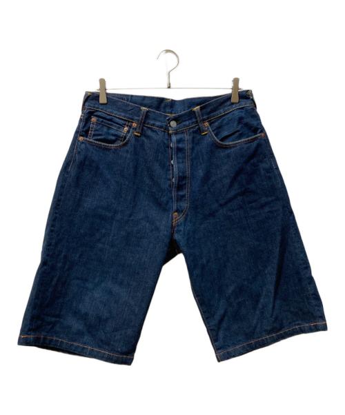EVISU（エヴィス）EVISU (エビス) 2001 ダブルカモメ デニムバギーショーツ ネイビー サイズ:SIZE 34の古着・服飾アイテム