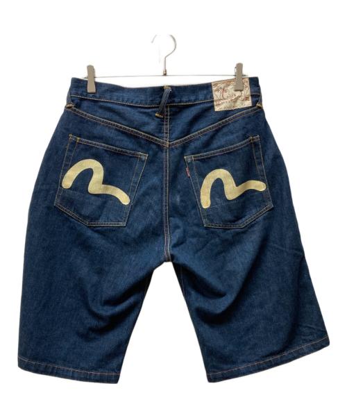 EVISU（エヴィス）EVISU (エビス) 2001 ダブルカモメ デニムバギーショーツ ネイビー サイズ:SIZE 34の古着・服飾アイテム