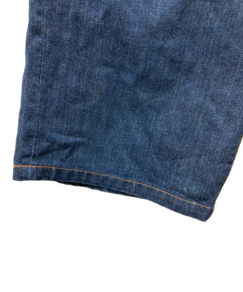 EVISU（エヴィス）EVISU (エビス) 2001 ダブルカモメ デニムバギーショーツ ネイビー サイズ:SIZE 34の古着・服飾アイテム