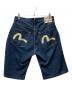 EVISU (エビス) 2001 ダブルカモメ デニムバギーショーツ ネイビー サイズ:SIZE 34：13000円