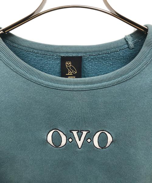 OVO（オクトーバーズ ベリー オウン）OVO (オクトーバーズ ベリー オウン) クルーネックスウェット ブルー サイズ:Mの古着・服飾アイテム