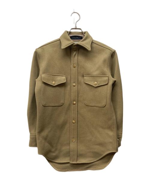 MADISON BLUE（マディソンブルー）MADISON BLUE (マディソンブルー) ウールCPOシャツジャケット ベージュ サイズ:１の古着・服飾アイテム