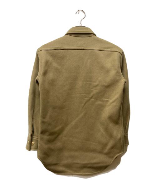 MADISON BLUE（マディソンブルー）MADISON BLUE (マディソンブルー) ウールCPOシャツジャケット ベージュ サイズ:１の古着・服飾アイテム