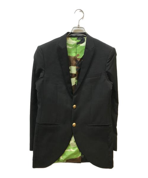 HYDROGEN（ハイドロゲン）HYDROGEN (ハイドロゲン) テーラードジャケット ブラック サイズ:Ｓの古着・服飾アイテム