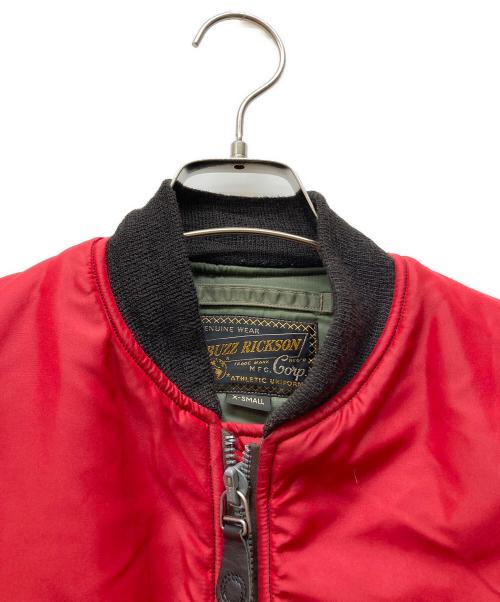 BUZZ RICKSON'S（バズリクソンズ）Buzz Rickson's (バズリクソンズ) MA-1ジャケット レッド サイズ:ＸＳの古着・服飾アイテム