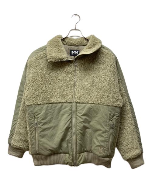 HELLY HANSEN（ヘリーハンセン）HELLY HANSEN (ヘリーハンセン) ファイバーパイルサーモライアジャケット グリーン サイズ:Lの古着・服飾アイテム