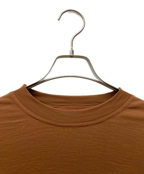 AURALEE（オーラリー）AURALEE (オーラリー) WASHABLE LIGHT WOOL JERSEY L/S TEE ブラウン サイズ:3の古着・服飾アイテム
