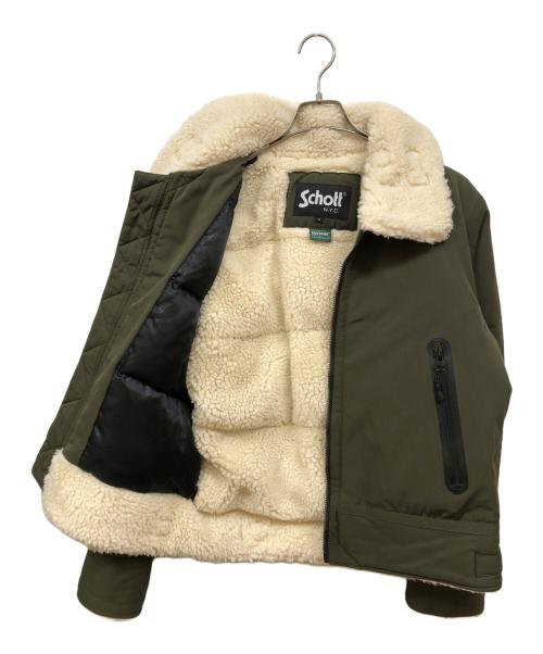 Schott（ショット）Schott (ショット) アーバンB-3ジャケット グリーン サイズ:Sの古着・服飾アイテム