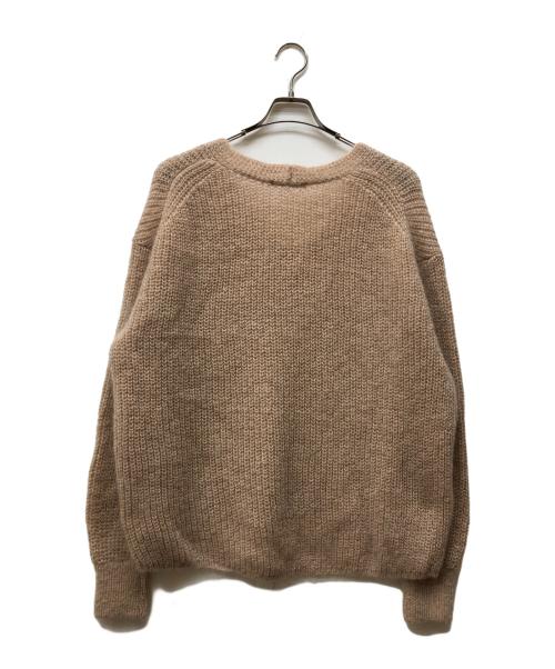 Plage（プラージュ）Plage (プラージュ) キッドモヘヤ カタアゼ Vネックプルオーバー ピンク サイズ:FREEの古着・服飾アイテム