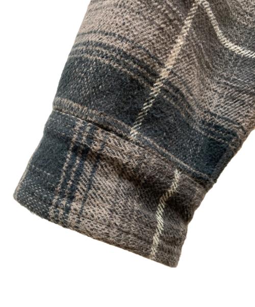 SUPREME（シュプリーム）Supreme (シュプリーム) shearling lined flannel shirt ブラック サイズ:Mの古着・服飾アイテム