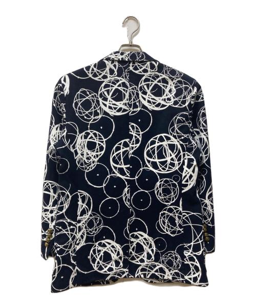 NIGOLD（ニゴールド）NIGOLD (ニゴールド) FUTURA LABORATORIES (フューチュラ ラボラトリーズ) 2B BLAZER ネイビー サイズ:46の古着・服飾アイテム