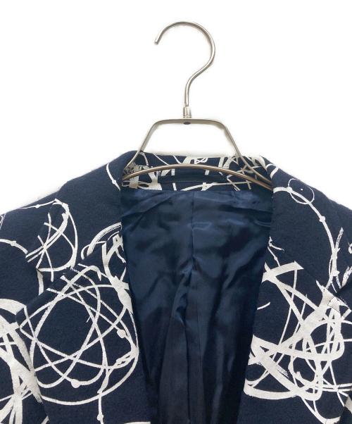 NIGOLD（ニゴールド）NIGOLD (ニゴールド) FUTURA LABORATORIES (フューチュラ ラボラトリーズ) 2B BLAZER ネイビー サイズ:46の古着・服飾アイテム