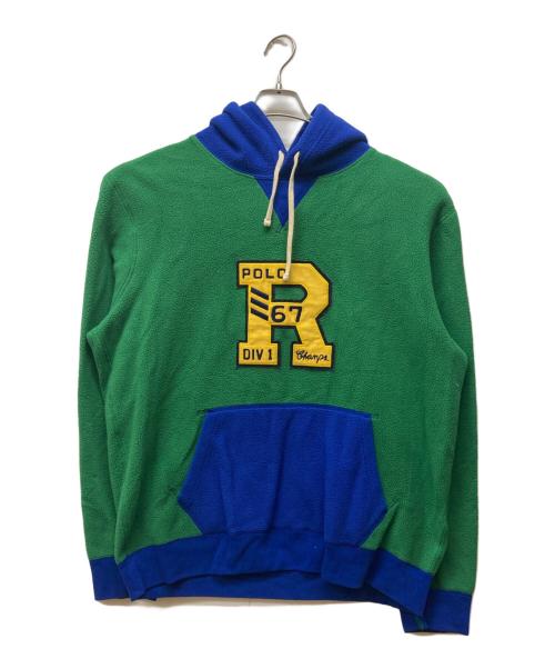 POLO RALPH LAUREN（ポロ・ラルフローレン）POLO RALPH LAUREN (ポロ・ラルフローレン) ビッグロゴパーカー グリーン サイズ:Lの古着・服飾アイテム