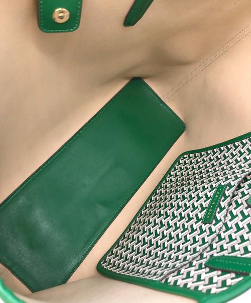 TORY BURCH（トリーバーチ）TORY BURCH (トリーバーチ) トートバッグ グリーンの古着・服飾アイテム