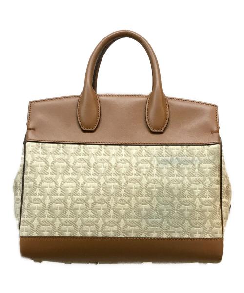 Salvatore Ferragamo（サルヴァトーレ フェラガモ）Salvatore Ferragamo (サルヴァトーレ フェラガモ) 2WAYショルダーバッグ ブラウンの古着・服飾アイテム