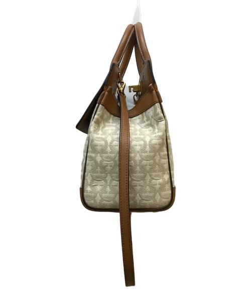Salvatore Ferragamo（サルヴァトーレ フェラガモ）Salvatore Ferragamo (サルヴァトーレ フェラガモ) 2WAYショルダーバッグ ブラウンの古着・服飾アイテム