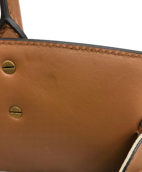 Salvatore Ferragamo（サルヴァトーレ フェラガモ）Salvatore Ferragamo (サルヴァトーレ フェラガモ) 2WAYショルダーバッグ ブラウンの古着・服飾アイテム