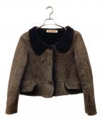 MARNIマルニ）の古着「ムートンジャケット」｜ブラウン