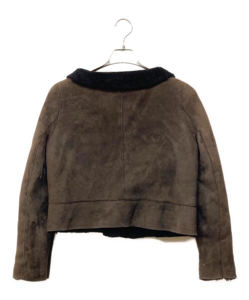 MARNI（マルニ）MARNI (マルニ) ムートンジャケット ブラウン サイズ:SIZE 40の古着・服飾アイテム