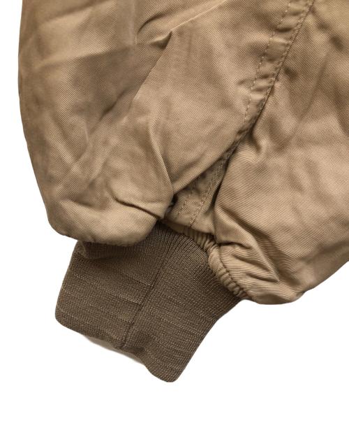SCENTOF（セントオブ）SCENTOF (セントオブ) レーヨンコットン MA-1 ブルゾン ベージュ サイズ:SIZE Free 未使用品の古着・服飾アイテム