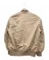 SCENTOF (セントオブ) レーヨンコットン MA-1 ブルゾン ベージュ サイズ:SIZE Free 未使用品：10000円