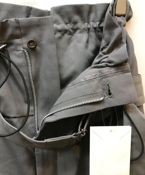 Ujoh（ウジョー）UJOH (ウジョー) Cord & Belt SKT グレー サイズ:2の古着・服飾アイテム