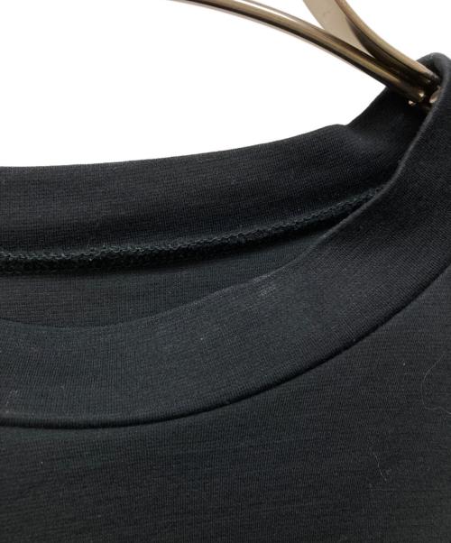 SATORU SASAKI（サトル ササキ）SATORU SASAKI (サトル ササキ) ROLL-UP SLEEVE T-SHIRT / ロールアップスリーブTシャツ ブラック サイズ:1の古着・服飾アイテム